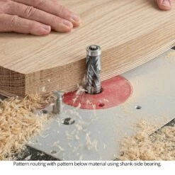 Solid Carbide Compression Combination Pattern / Flush Trim Router Bit, 2+2 Flute, 1/2" Shank 9 Solid Carbide Compression Combination Pattern / Flush Trim Router Bit, 2+2 Flute, 1/2" Shank -tool Sales Store 075 compression pattern flush bits 03a