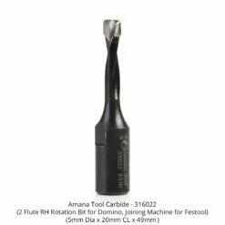 Amana Tool Industrial Bit For Domino®, Jointing Machine For Festool® -tool Sales Store 316022