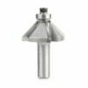 Amana Tool 4-Flute Carbide Tipped 45° Chamfer Router Bit With Ball Bearing
