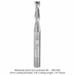 Whiteside Standard Spiral Upcut Bits -tool Sales Store 4ru1805 1 1 1
