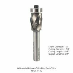 Whiteside Ultimate Trim Router Bits -tool Sales Store 4udft9112