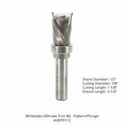 Whiteside Ultimate Trim Router Bits -tool Sales Store 4udp9112