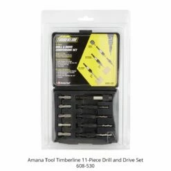 Amana Tool Timberline 11-Piece Drill And Drive Set -tool Sales Store 608 530