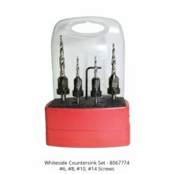 Whiteside Adjustable Countersink & Taper Point Drill Bit Set -tool Sales Store 8067774