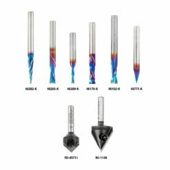 Amana Industrial 8-Piece CNC Router Bit Set 7 Amana Industrial 8-Piece CNC Router Bit Set -tool Sales Store ams 257 03