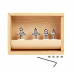 Amana Tool 4-Pc Carbide Tipped Corner Rounding & Beading Router Bit Sets