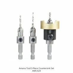 Amana Tool 3-Piece Countersink Set -tool Sales Store ams 624
