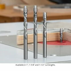 1/4" Diameter Solid Carbide Flush Trim Compression Router Bits, 2+2 Flute, 1/4" Shank -tool Sales Store compression spiral flush trim bit 0.25 23 03