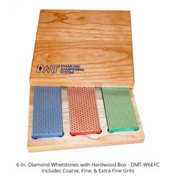 6-in. Diamond Whetstones With Hardwood Box -tool Sales Store dmt w6efc
