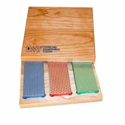 6-in. Diamond Whetstones With Hardwood Box