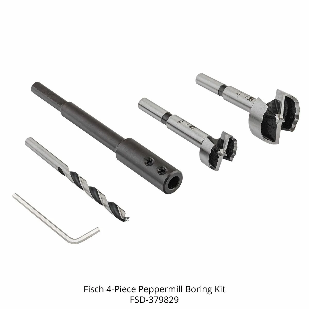 Fisch Wave Cutter 4-Piece Pepper Mill Set 2 Fisch Wave Cutter 4-Piece Pepper Mill Set - Image 2