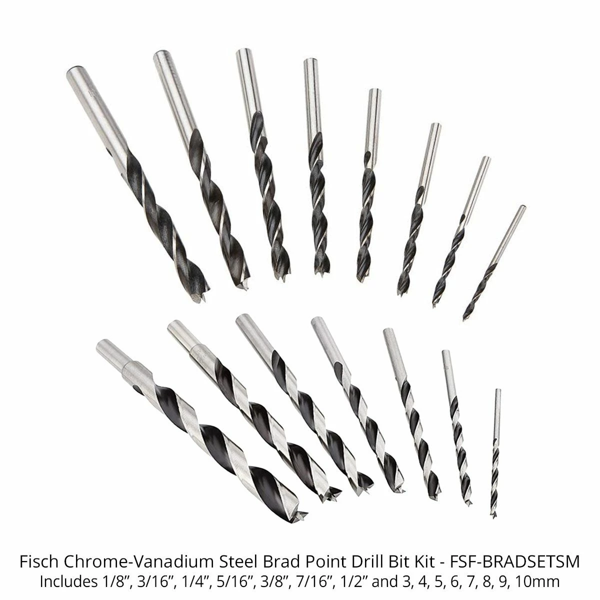 FISCH Chrome-Vanadium Steel Brad-Point Bits 7 FISCH Chrome-Vanadium Steel Brad-Point Bits - Image 7