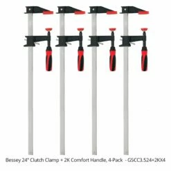 Bessey Clutch Clamp + 2K Comfort Handle -tool Sales Store gscc3524 2kx4 1