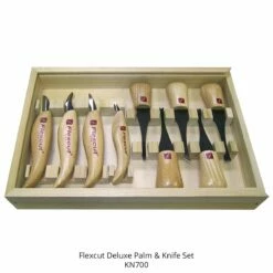 Flexcut Deluxe Palm & Knife Set -tool Sales Store kn700