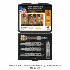 Montana Brand 16-Piece Self-Centering Drill & Driver Set 5 Montana Brand 16-Piece Self-Centering Drill & Driver Set -tool Sales Store mb 63122