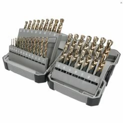 Montana Brand 29-Piece BlackGold Tri-Flat Shank Drill Bit Set