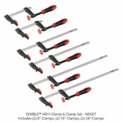 SEMBLE™HD F-Style Clamps -tool Sales Store ndset 1