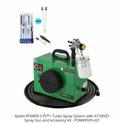 Apollo POWER-5 VS™ Variable Speed 5-Stage Turbine Spray Systems -tool Sales Store power5vs qt 0423