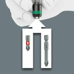 Wera Kompakt 100 52-piece Driver Bit Set -tool Sales Store rapidaptor chuck all