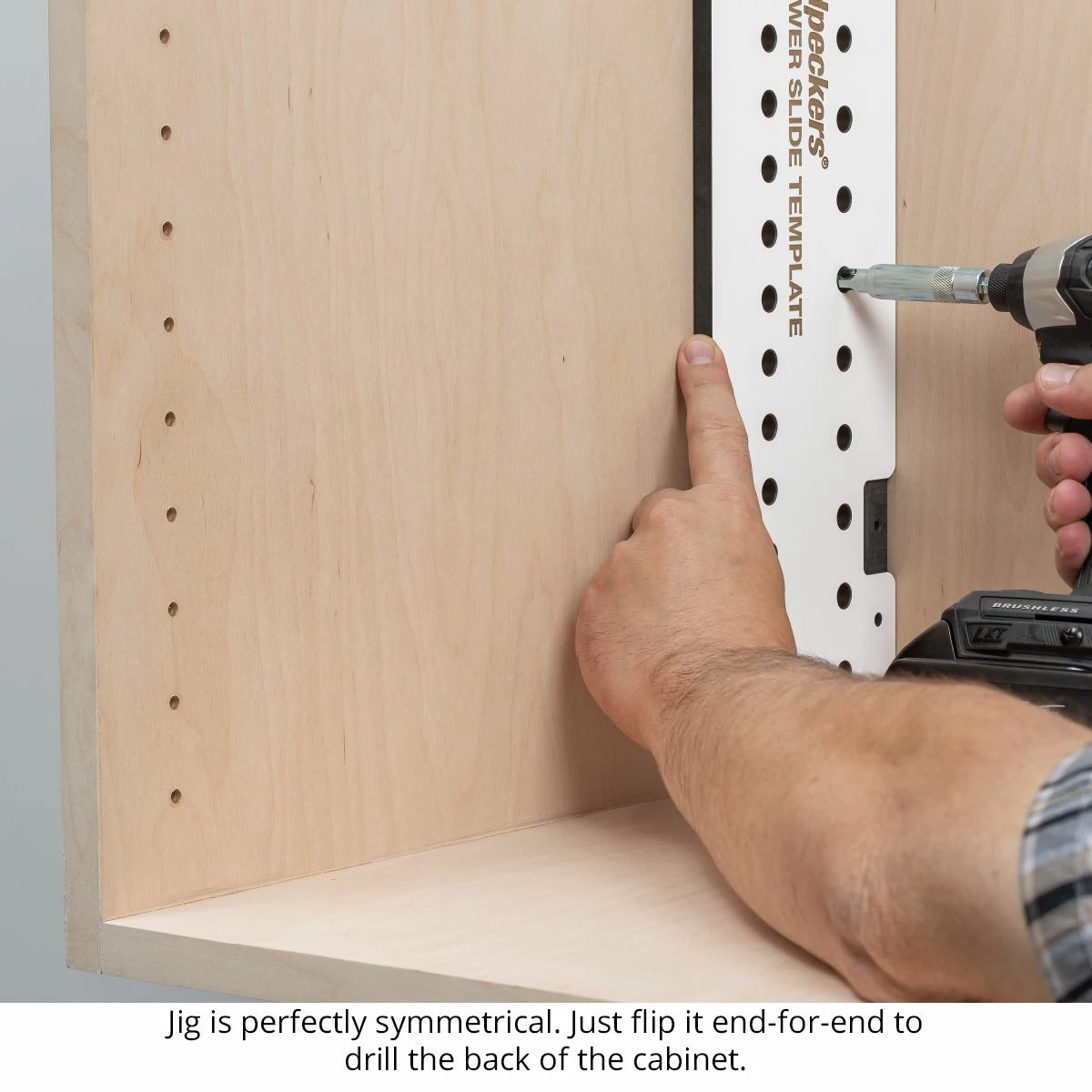 Woodpeckers Shelf Pin And Drawer Slide Template 3 Woodpeckers Shelf Pin And Drawer Slide Template - Image 3