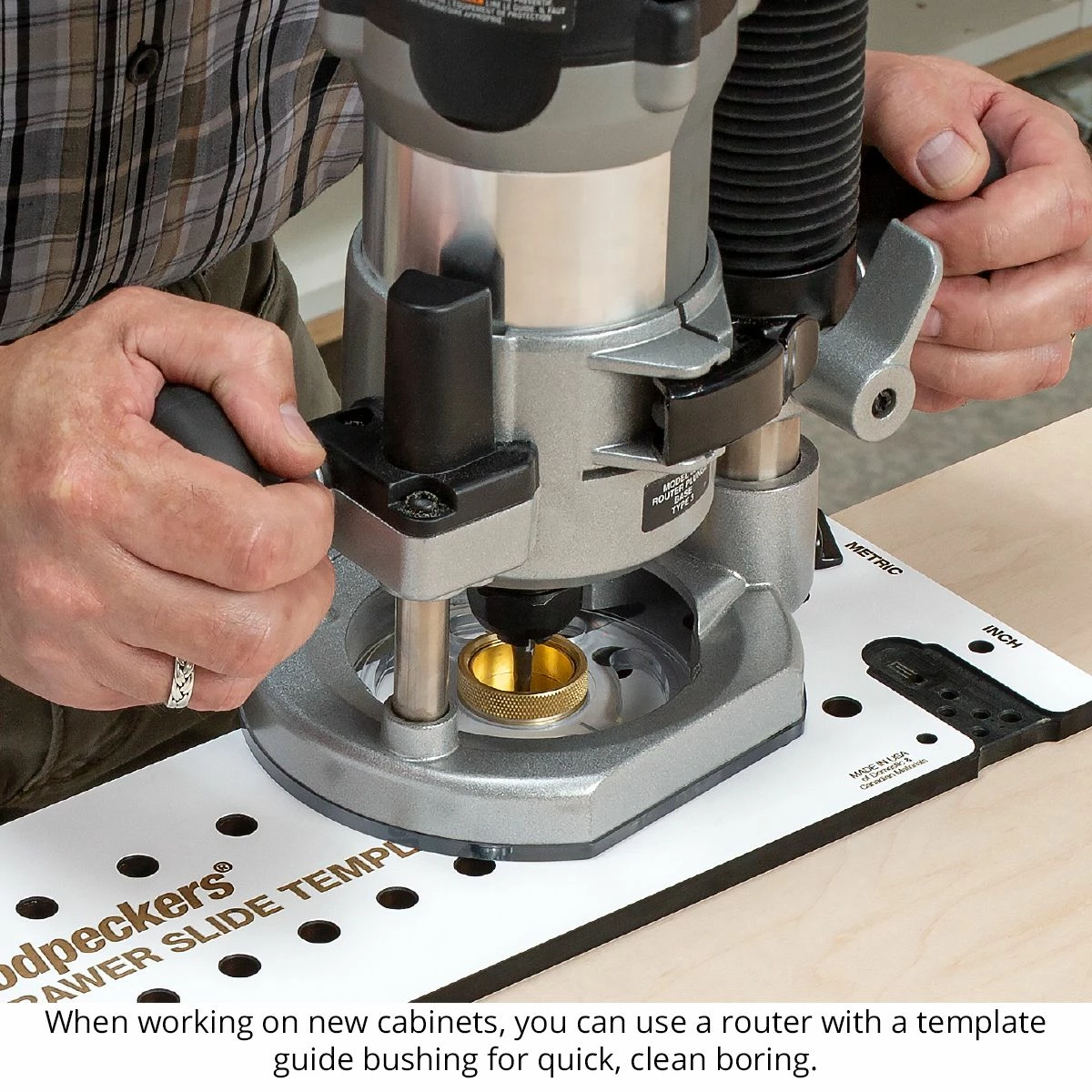 Woodpeckers Shelf Pin And Drawer Slide Template 5 Woodpeckers Shelf Pin And Drawer Slide Template - Image 5