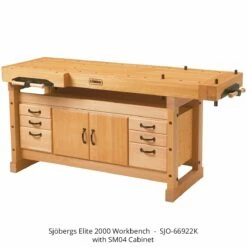 Sjobergs Elite Workbench 2000 + SM04 Cabinet Combo -tool Sales Store sjo 66922k 8