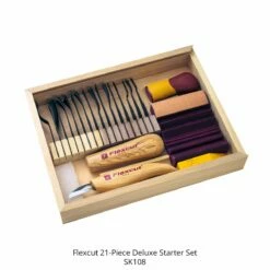 Flexcut 21-Piece Deluxe Starter Set -tool Sales Store sk108