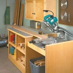 Woodsmith Miter Saw Workcenter Standard Plan & Premium Shop Drawings