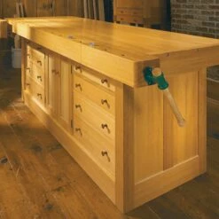 Woodsmith Cabinet-Base Workbench Standard Plan & Premium Shop Drawings