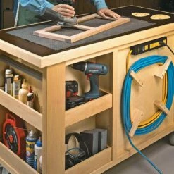 Woodsmith Roll-Around Work Cart Standard Plan & Premium Shop Drawings -tool Sales Store sn09018 02