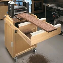 Woodsmith Mobile Planer Stand Standard Plan & Premium Shop Drawings