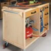 Woodsmith Mobile Air Tool Station Standard Plan & Premium Shop Drawings