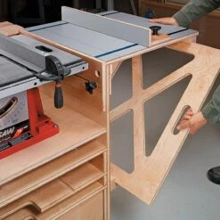 Woodsmith Table Saw Workstation Standard Plan & Premium Shop Drawings 6 Woodsmith Table Saw Workstation Standard Plan & Premium Shop Drawings -tool Sales Store sn10424 02