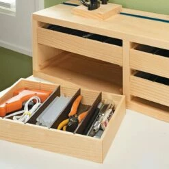 Woodsmith Hard-Working Hobby Bench Standard Plan & Premium Shop Drawings -tool Sales Store sn10824 02