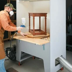 Woodsmith Roll-Around Finishing Center Standard Plan & Premium Shop Drawings