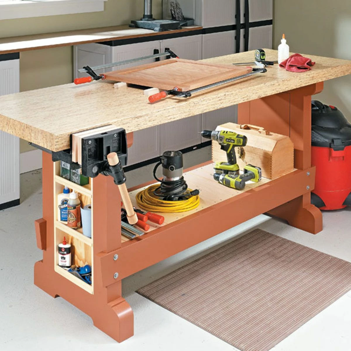 Woodsmith Sturdy, Affordable Workbench Standard Plan & Premium Shop Drawings 1 Woodsmith Sturdy, Affordable Workbench Standard Plan & Premium Shop Drawings