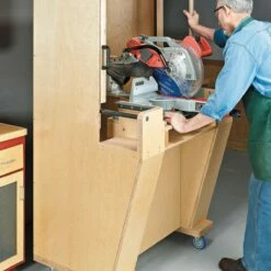Woodsmith Folding Miter Saw Station Standard Plan & Premium Shop Drawings -tool Sales Store sn12720 02