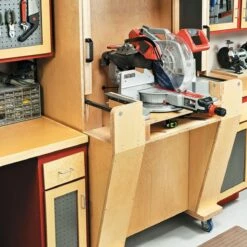 Woodsmith Folding Miter Saw Station Standard Plan & Premium Shop Drawings -tool Sales Store sn12720 03