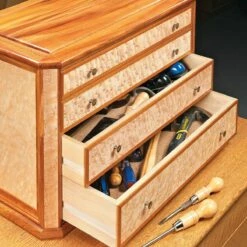 Woodsmith Benchtop Heirloom Tool Chest Standard Plan & Premium Shop Drawings -tool Sales Store sn12732 02