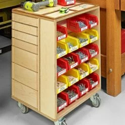 Woodsmith Shop Storage Cart Standard Plan & Premium Shop Drawings 7 Woodsmith Shop Storage Cart Standard Plan & Premium Shop Drawings -tool Sales Store sn13434 03