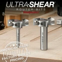 Carbide Insert 1-1/2" 3-Flute Spoilboard Router Bits