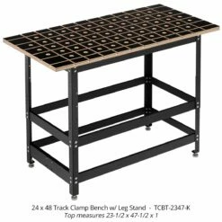 Track Clamp Bench Tops And Benches -tool Sales Store tcbt 2347 k