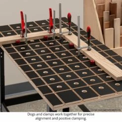 Track Clamp Bench Tops And Benches -tool Sales Store track clamp table 23 07