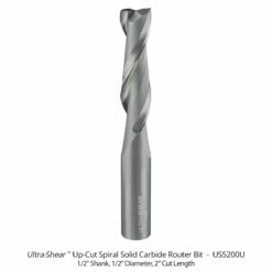 Solid Carbide Spiral Router Bits, 2-Flute, 1/2" Shank -tool Sales Store us5200u b