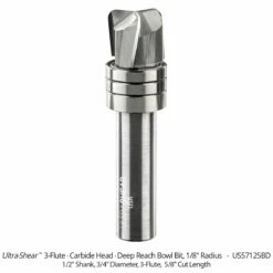 Carbide Head 3-Flute Deep Reach Bowl Bit -tool Sales Store us57125bd