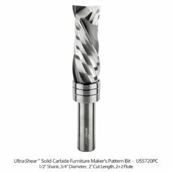 Solid Carbide Compression Furniture Maker's Pattern Router Bits -tool Sales Store us5720pc b