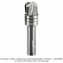 Carbide Head 3-Flute Deep Reach Bowl Bit -tool Sales Store us57250bd