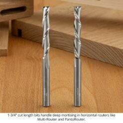 1/4" Diameter Solid Carbide Spiral Router Bits, 2-Flute, 1/4" Shank -tool Sales Store us 2175 22175 23 02