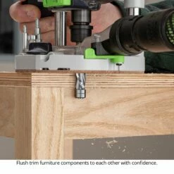 1/2" Diameter Solid Carbide Spiral Flush Trim Router Bit, 3-Flute, 1/2" Shank -tool Sales Store us 3 flute flush trim bits 23 05 b