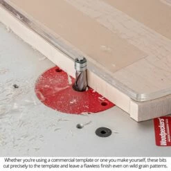 1/2" Diameter Solid Carbide Spiral Flush Trim Router Bit, 2-Flute, 1/2" Shank -tool Sales Store us flush trim bits 23 04 a